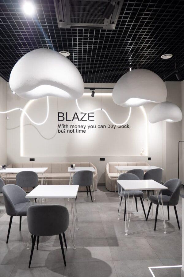 Ремонт в кафе Blaze