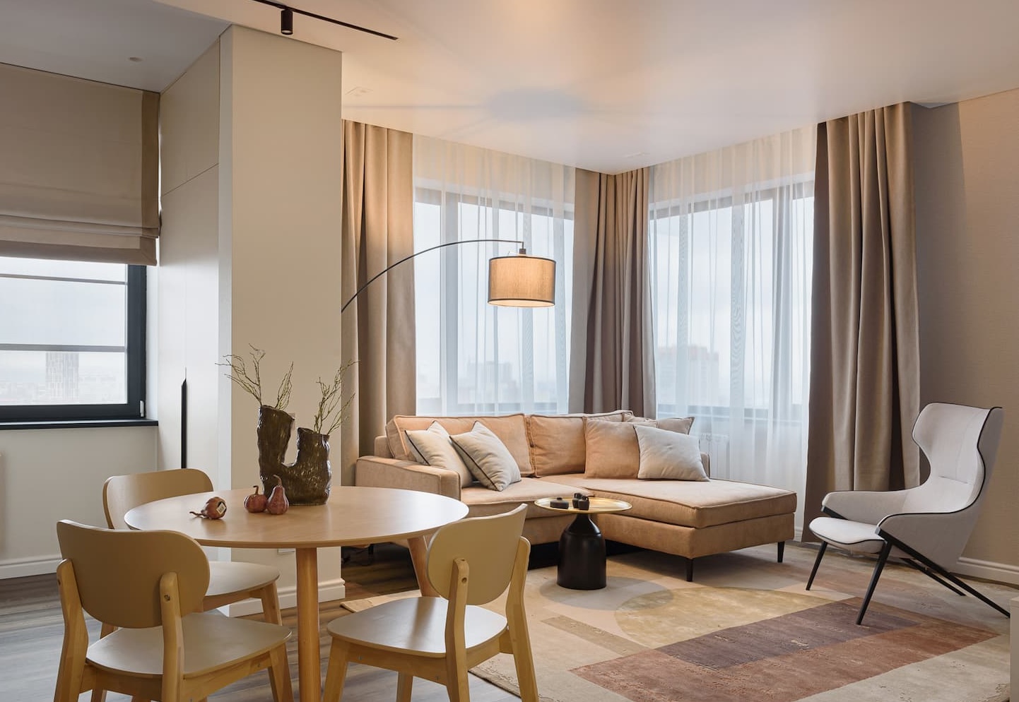 ЖК «Тихомиров», ремонт, 61 м²